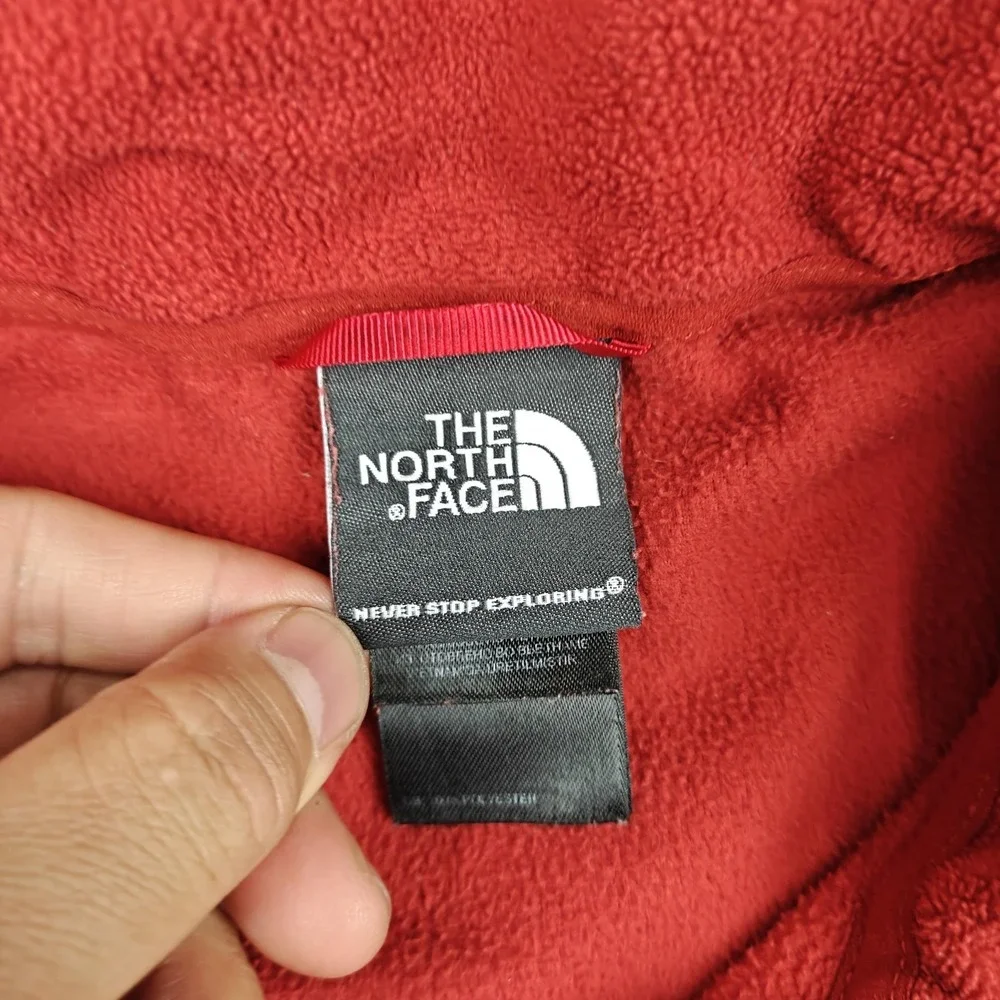 The North Face‎ Pullover Mens XL Red Polartec Classic Fleece 1/4 Zip Hiking